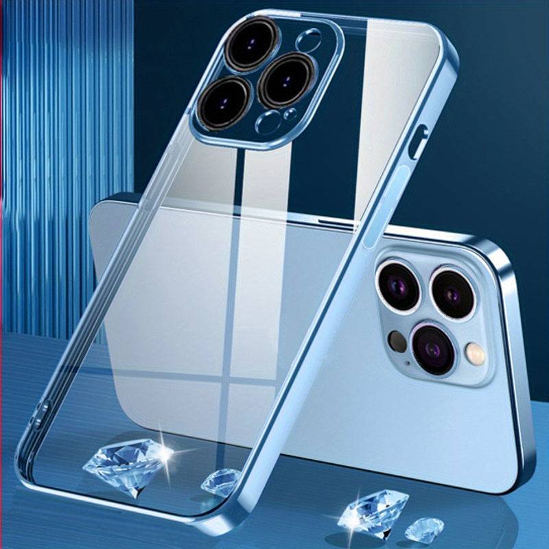 Galvanikrahmen mit Linsenschutz, Anti-Drop, ultraschlank – für Apple 14promax/13promax/12pro/11/XSMAX/XR