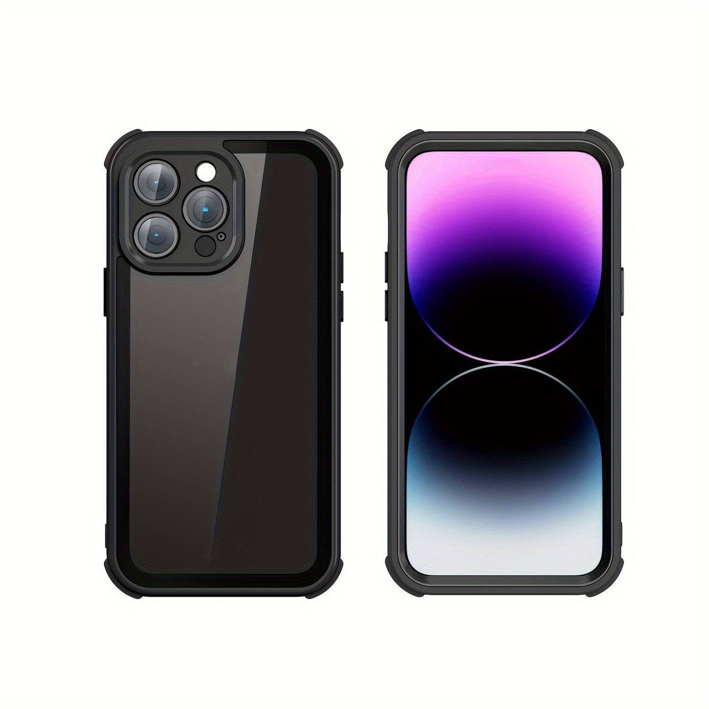 Stoßfeste Silikonhülle: Vollständiger Schutz für iPhone 15 Pro Max.