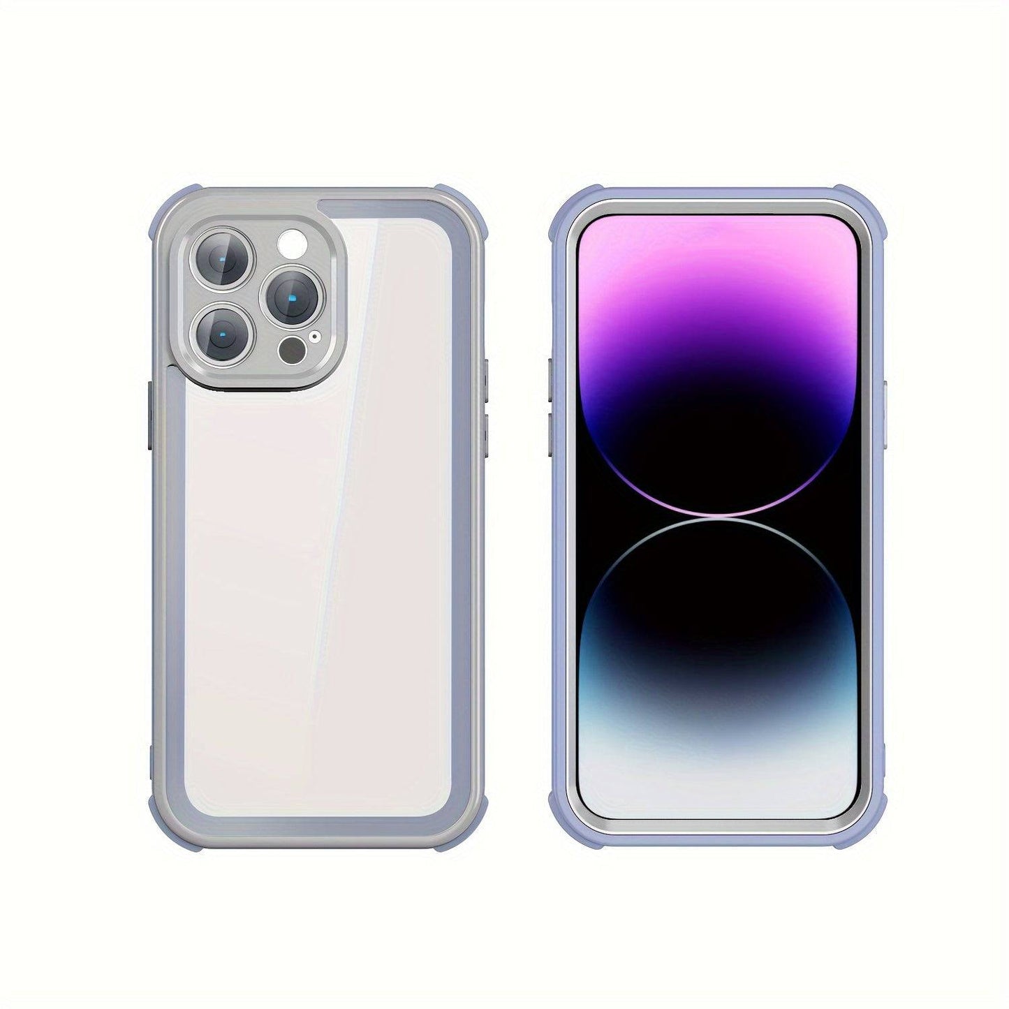 Stoßfeste Silikonhülle: Vollständiger Schutz für iPhone 15 Pro Max.