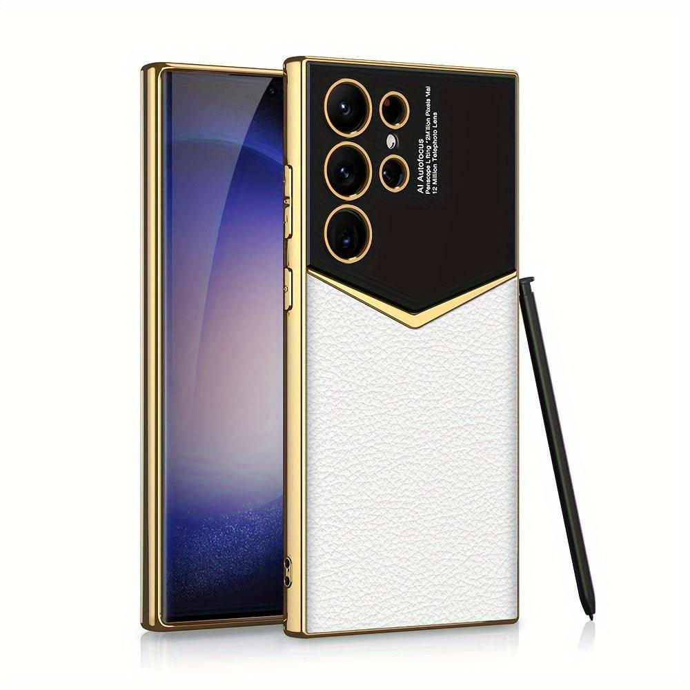 Samsung Galaxy S24 Hülle - High-End Schutz in stilvollem Kunstleder.