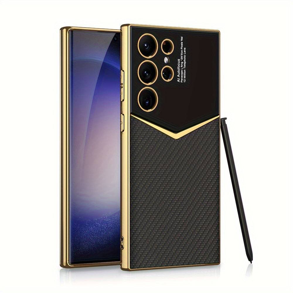 Samsung Galaxy S24 Hülle - High-End Schutz in stilvollem Kunstleder.