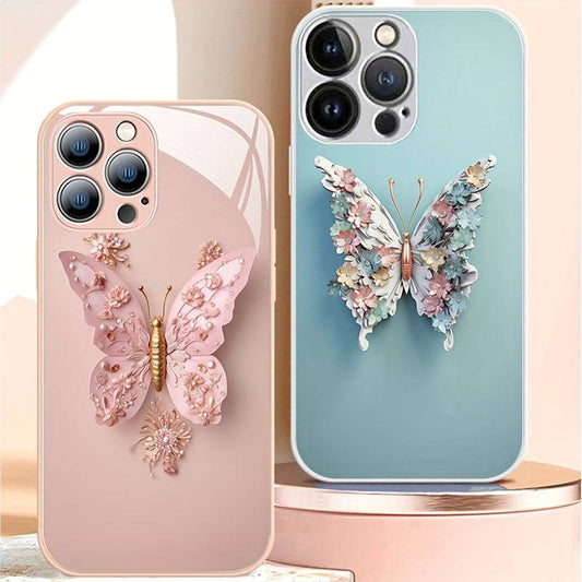Schmetterlingshülle Damenmode - iPhone 15-8, SE 2020/2022.