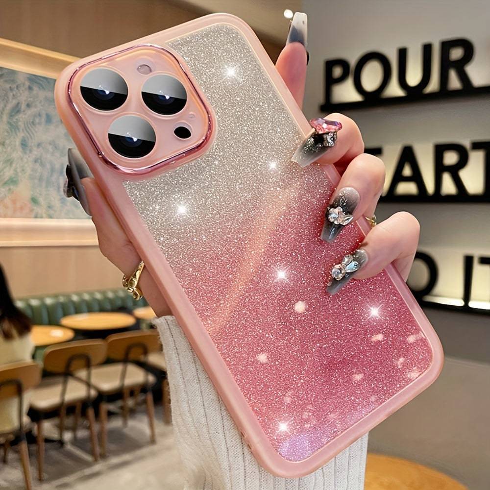 Gradient Glitter Handyhülle für iPhone 15 Pro Max Plus