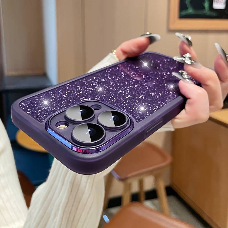 Gradient Glitter Handyhülle für iPhone 15 Pro Max Plus