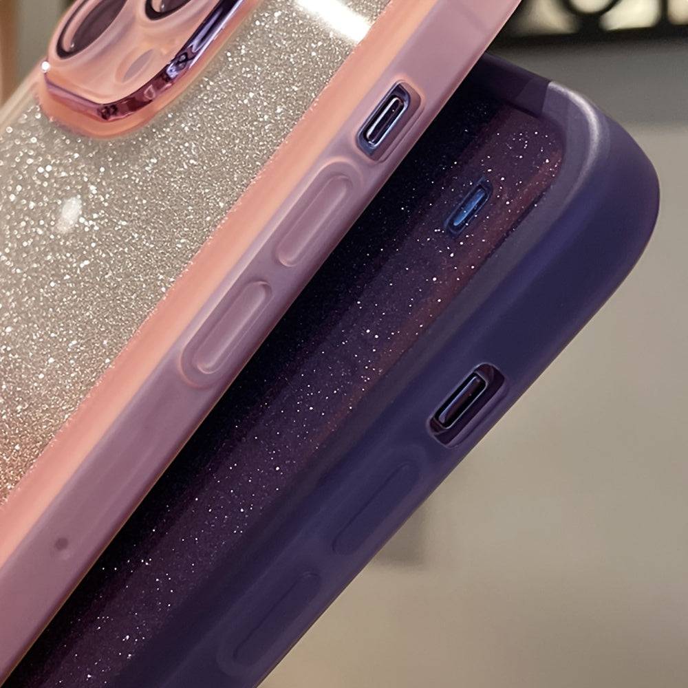 Gradient Glitter Handyhülle für iPhone 15 Pro Max Plus