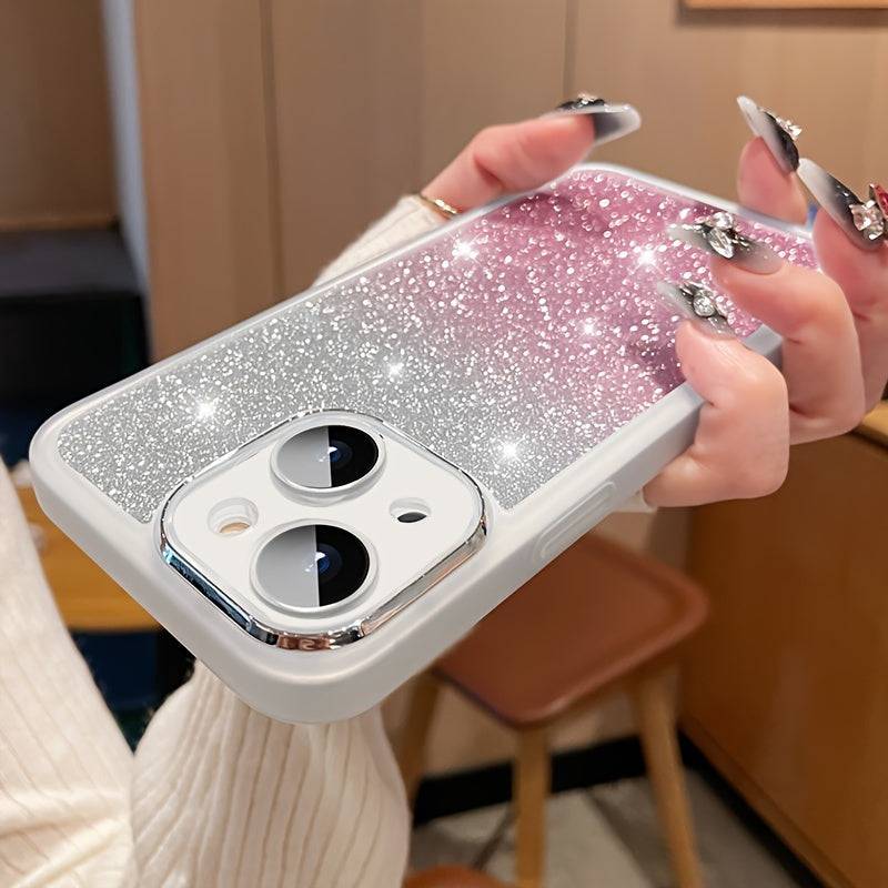 Gradient Glitter Handyhülle für iPhone 15 Pro Max Plus