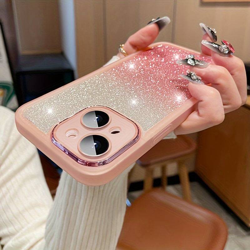 Gradient Glitter Handyhülle für iPhone 15 Pro Max Plus