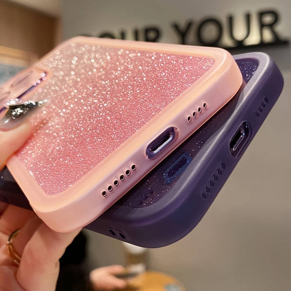 Gradient Glitter Handyhülle für iPhone 15 Pro Max Plus