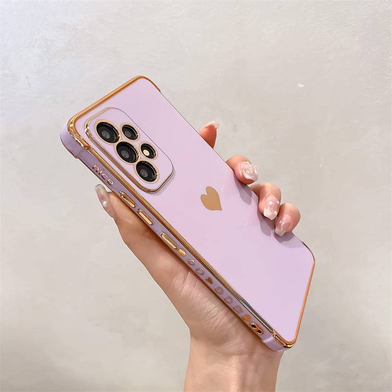 Multicolor Pink Schutzhülle für Samsung Galaxy A53 5G - Luxus-Plattierung, stoßfest, voller Kameraprotektion.