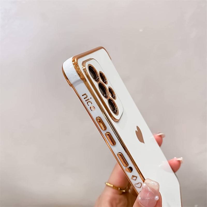 Multicolor Pink Schutzhülle für Samsung Galaxy A53 5G - Luxus-Plattierung, stoßfest, voller Kameraprotektion.