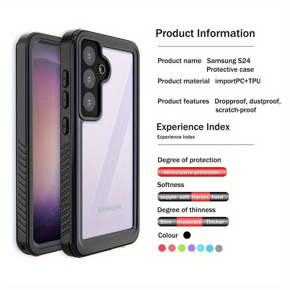 "Ultimativer Schutz: Samsung Galaxy S24/S24+/S24U - schlank, stoßfest, staubdicht, kratzfest, wasserdicht"