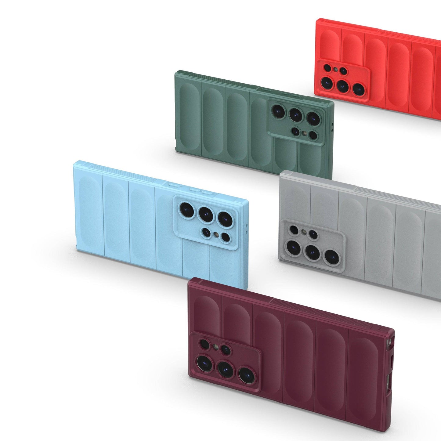 Premium Skin Case - Objektivschutz und Anti-Fall-Hülle für Samsung Galaxy S24/S24 Plus/S24 Ultra