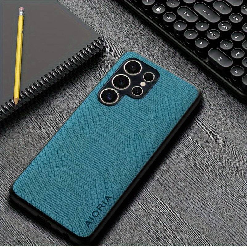 Schlanker Dünner Samsung Galaxy S24 Ultra Plus Schutzhülle - mit Schachbrettmuster