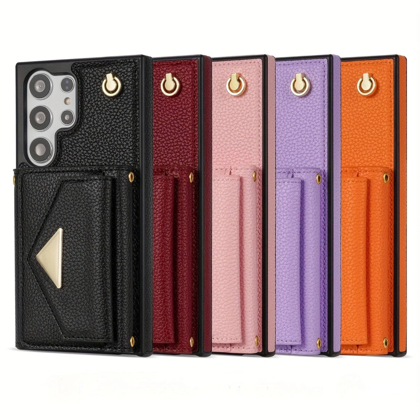 Samsung S24/S24 PLUS/S24 Ultra Crossbody Tasche - Stilvolle und sichere Geldbörse aus Kunstleder