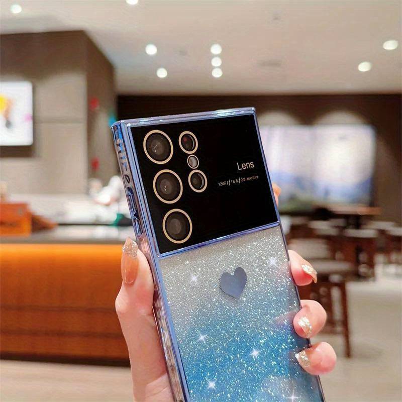 Verführerische Verlaufsglitzer Liebeshülle für Samsung Galaxy S24 Ultra