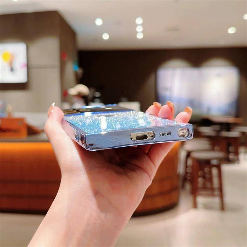 Verführerische Verlaufsglitzer Liebeshülle für Samsung Galaxy S24 Ultra