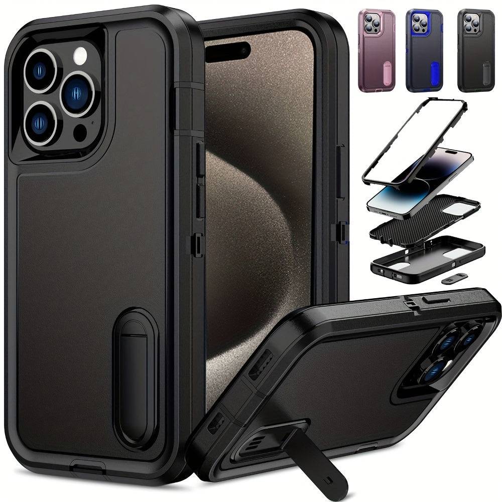 Premium Schutzhülle für iPhone 15 Pro Max und iPhone 14 Pro Max - Robust, magnetisch, mit Kickstand und Autohalterung.