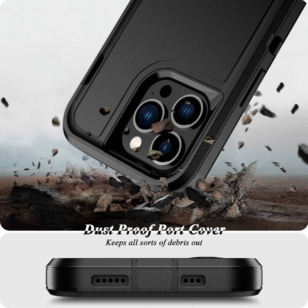 Premium Schutzhülle für iPhone 15 Pro Max und iPhone 14 Pro Max - Robust, magnetisch, mit Kickstand und Autohalterung.