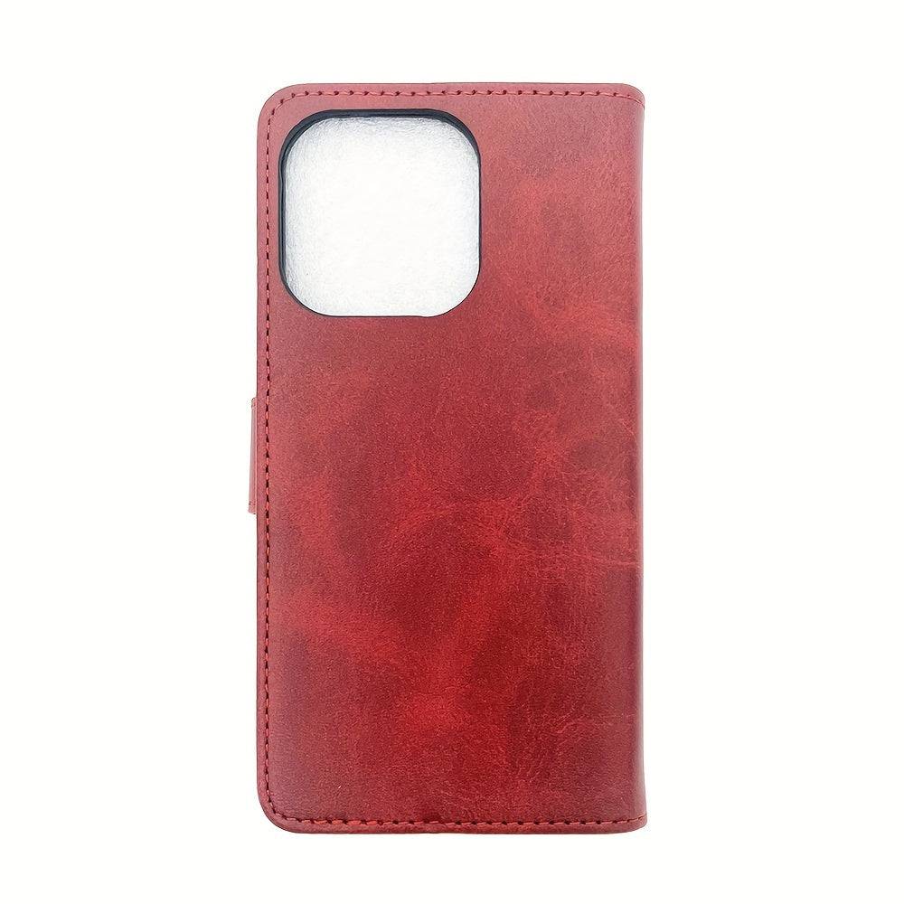 Vintage Flip Wallet Handyhülle - Kartenfächer - IPhone Kompatibel