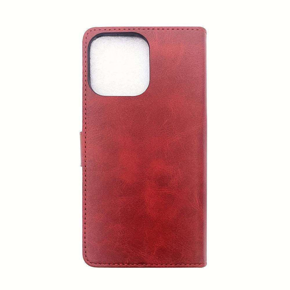 Vintage Flip Wallet Handyhülle - Kartenfächer - IPhone Kompatibel