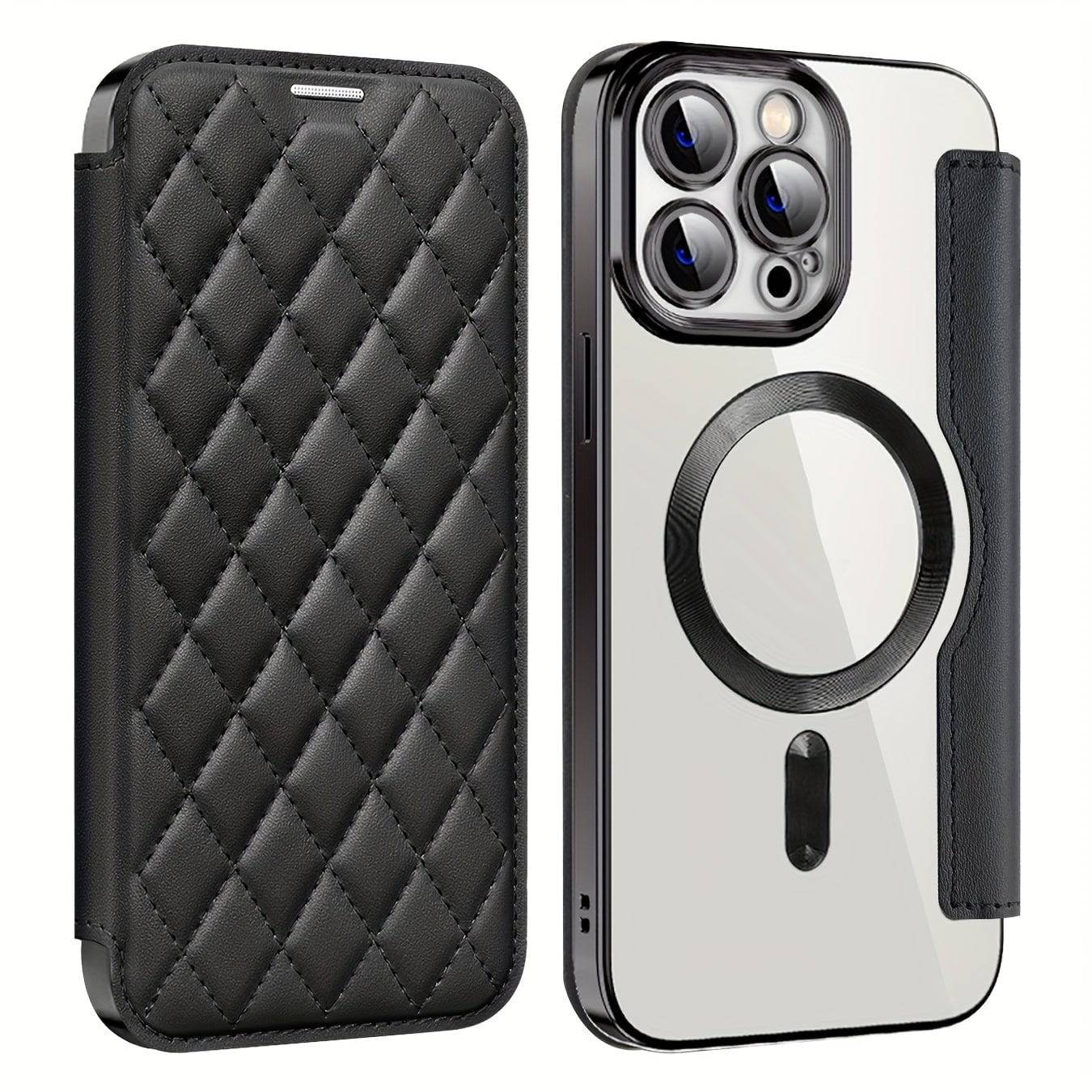 Business-Kleidungsstil Flipcover für iPhone 15-11 Pro - stilvoll und schützend!