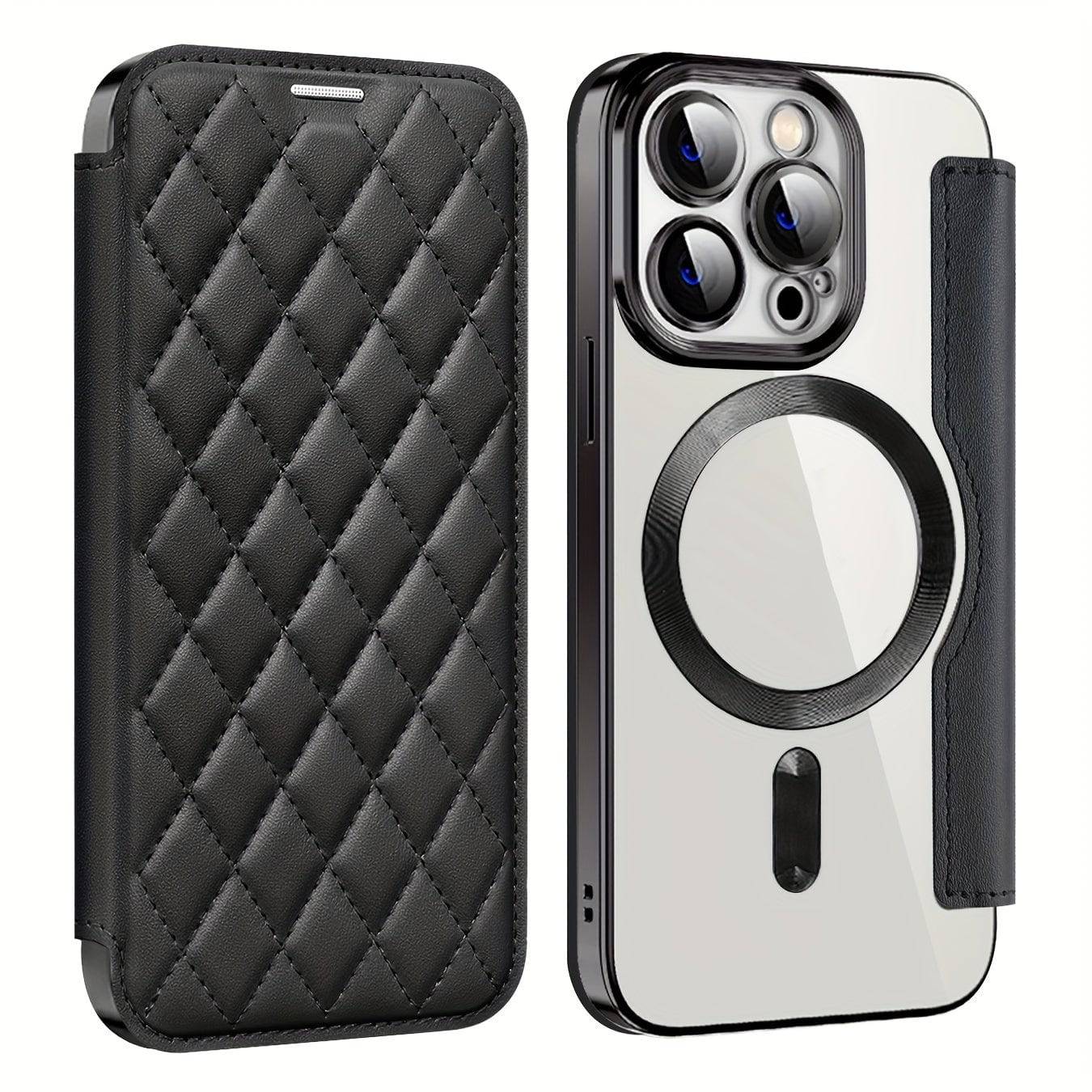 Business-Kleidungsstil Flipcover für iPhone 15-11 Pro - stilvoll und schützend!