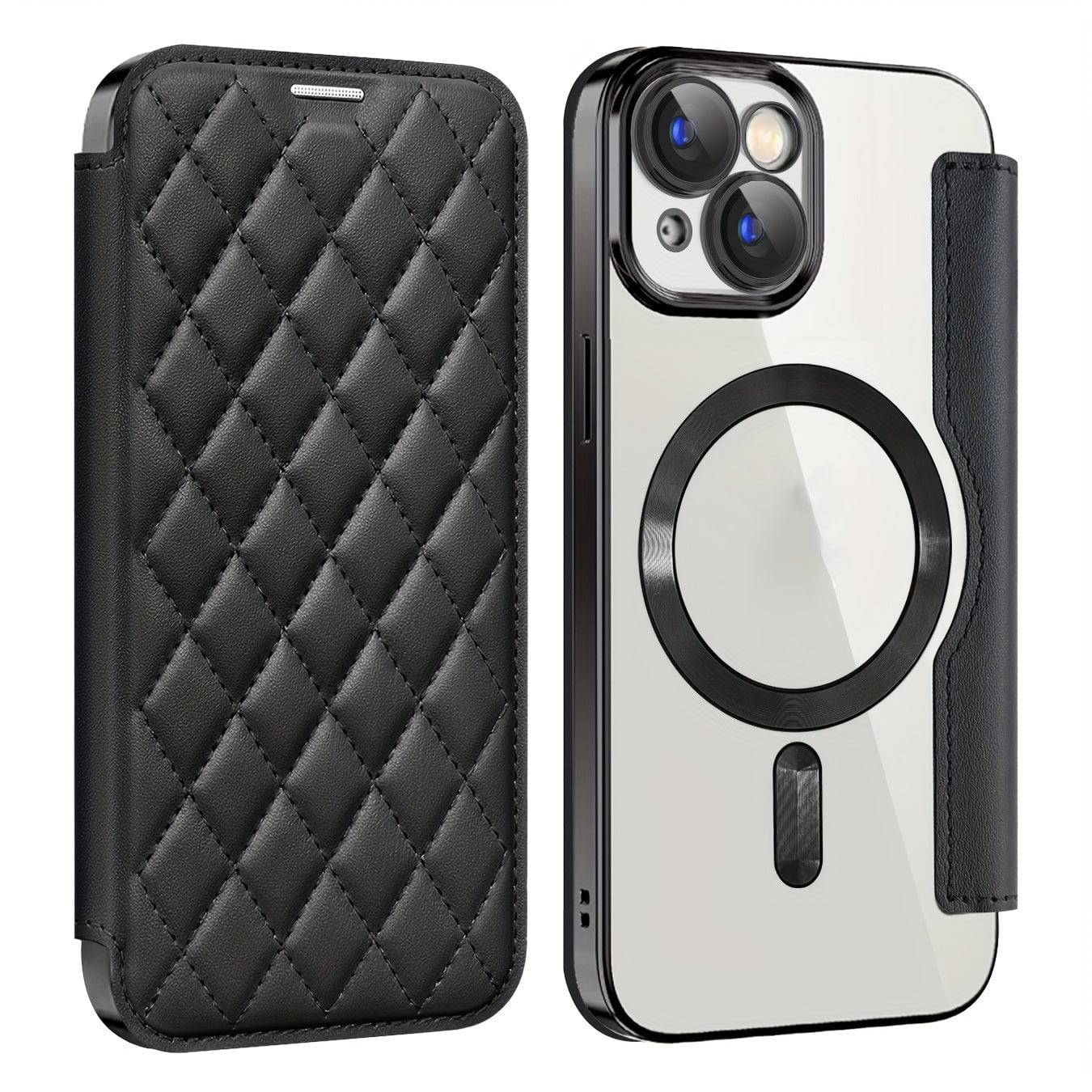 Business-Kleidungsstil Flipcover für iPhone 15-11 Pro - stilvoll und schützend!