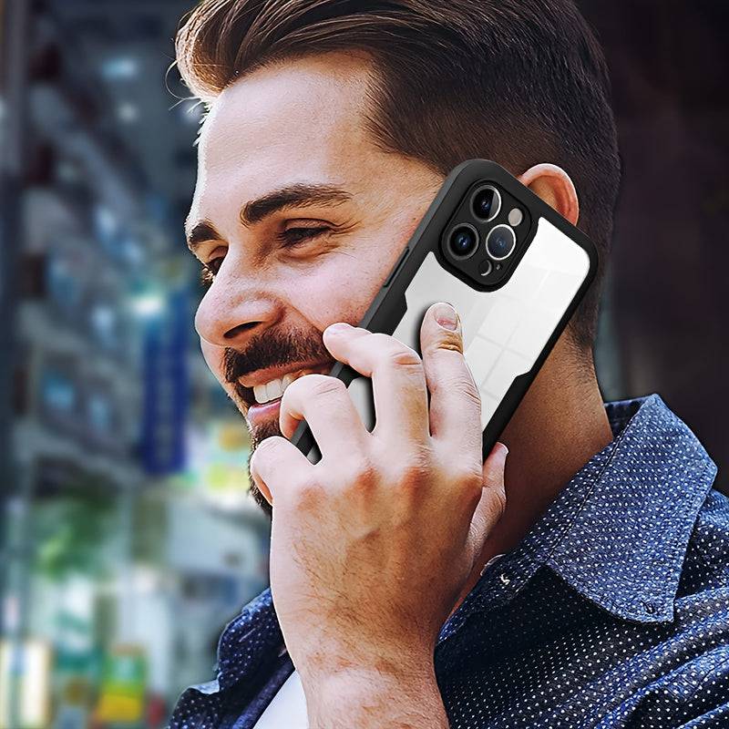 iPhone 15 Pro HD Case - Mit integriertem Film, 360° Anti-Fall-Schutz und Hartplastik-Design