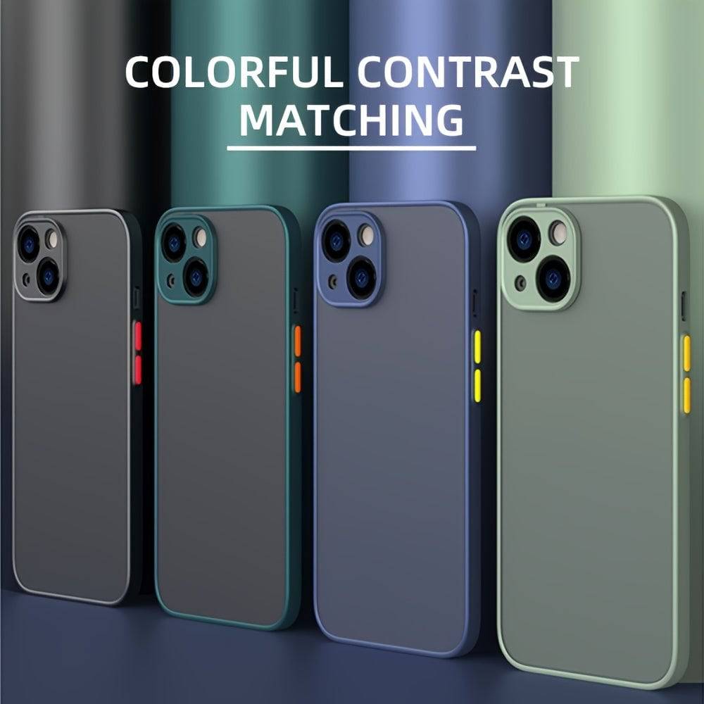 Matte Silikon-Hülle für iPhone 15 Serie - Luxuriöser Schutz!