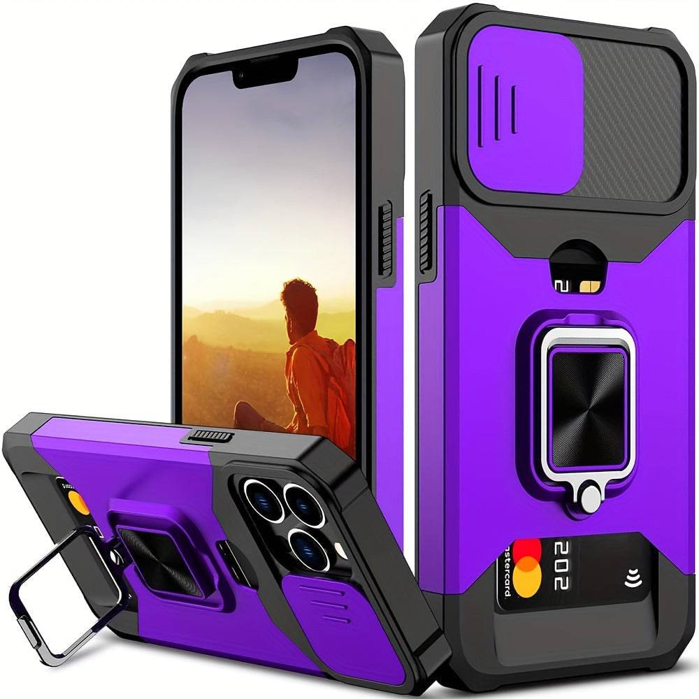 Schutzhülle mit Ringständer für iPhone 15 Pro Max