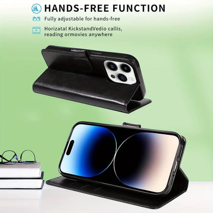 Magnetische Kunstleder-Geldbörsen-Handyhülle für iPhone-Modelle – Praktisches Design mit Halter-Ständer und Kartenfach
