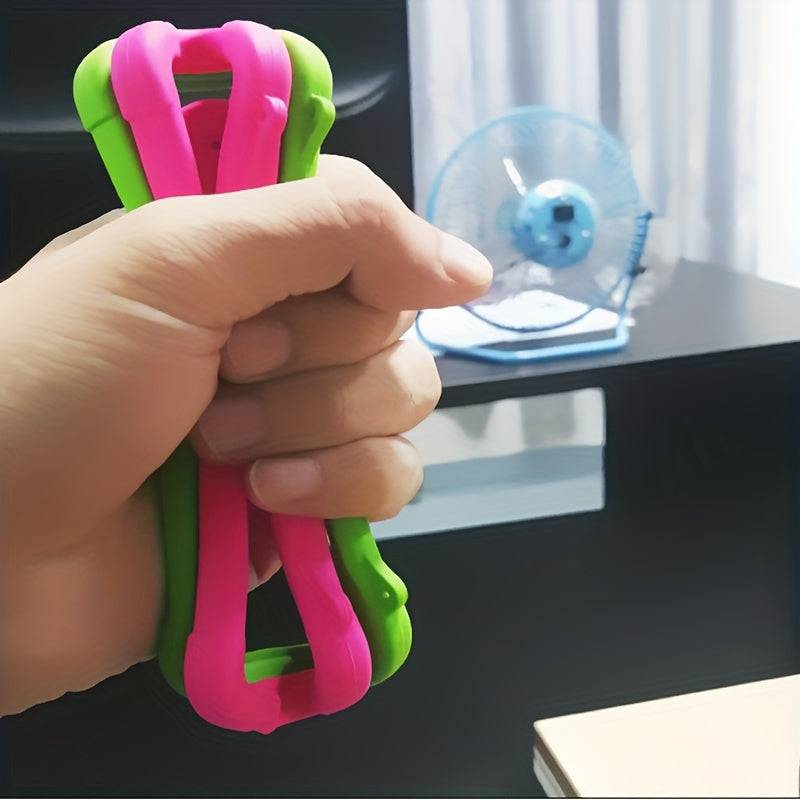 Verstellbare Silikon-Handy-Hülle für iPhones, kompatibel mit den meisten Gurten (11,94–16,51 cm)