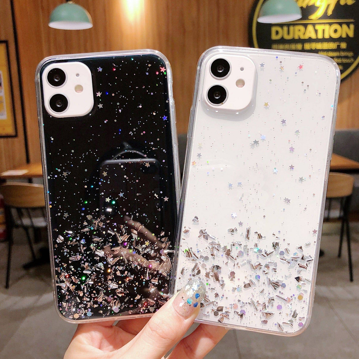 Galaxy Sternenhimmel Glitzer Soft Case - Luxuriöser TPU-Schutz (A53/A52/A23/S20FE/S21FE/S22/S23)