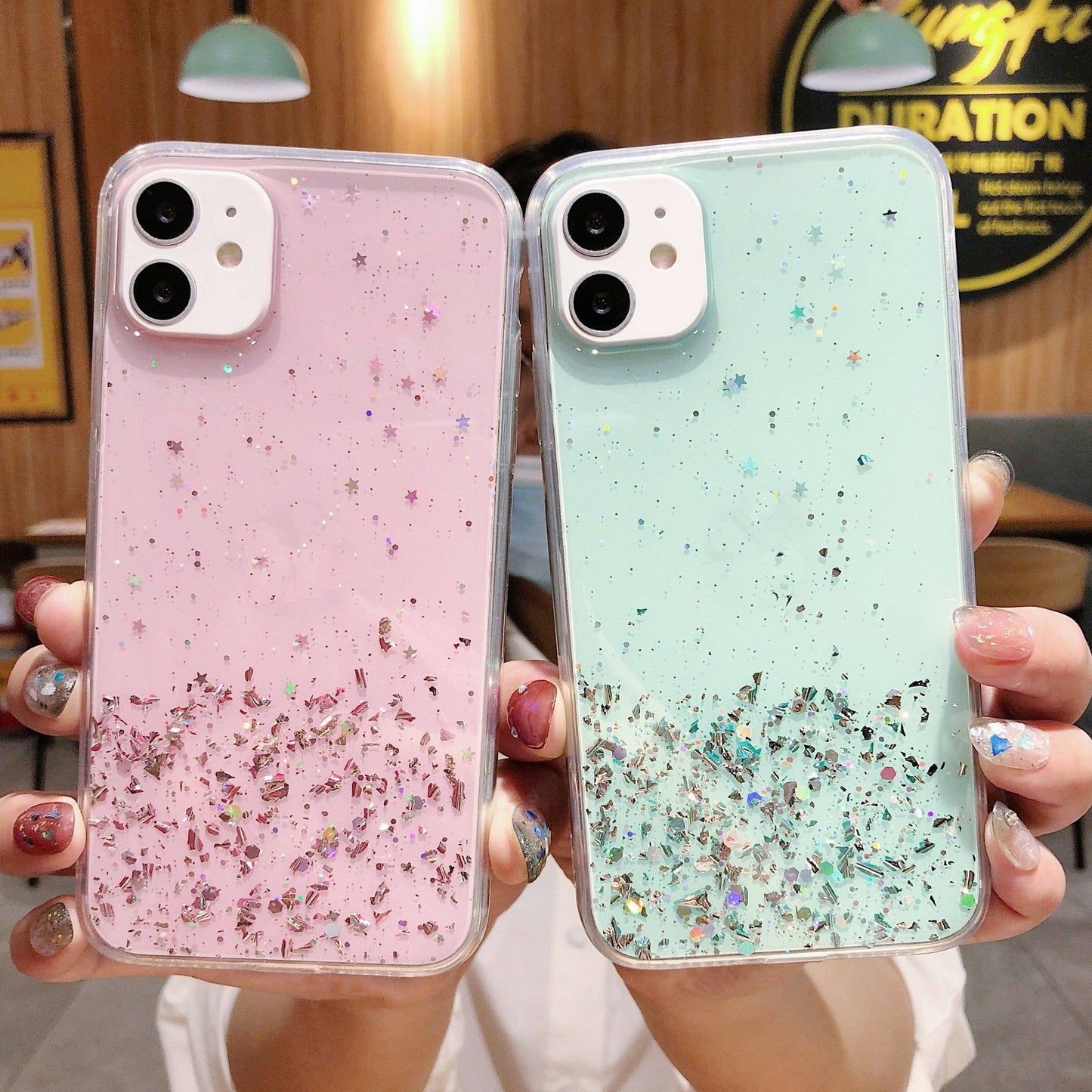 Galaxy Sternenhimmel Glitzer Soft Case - Luxuriöser TPU-Schutz (A53/A52/A23/S20FE/S21FE/S22/S23)