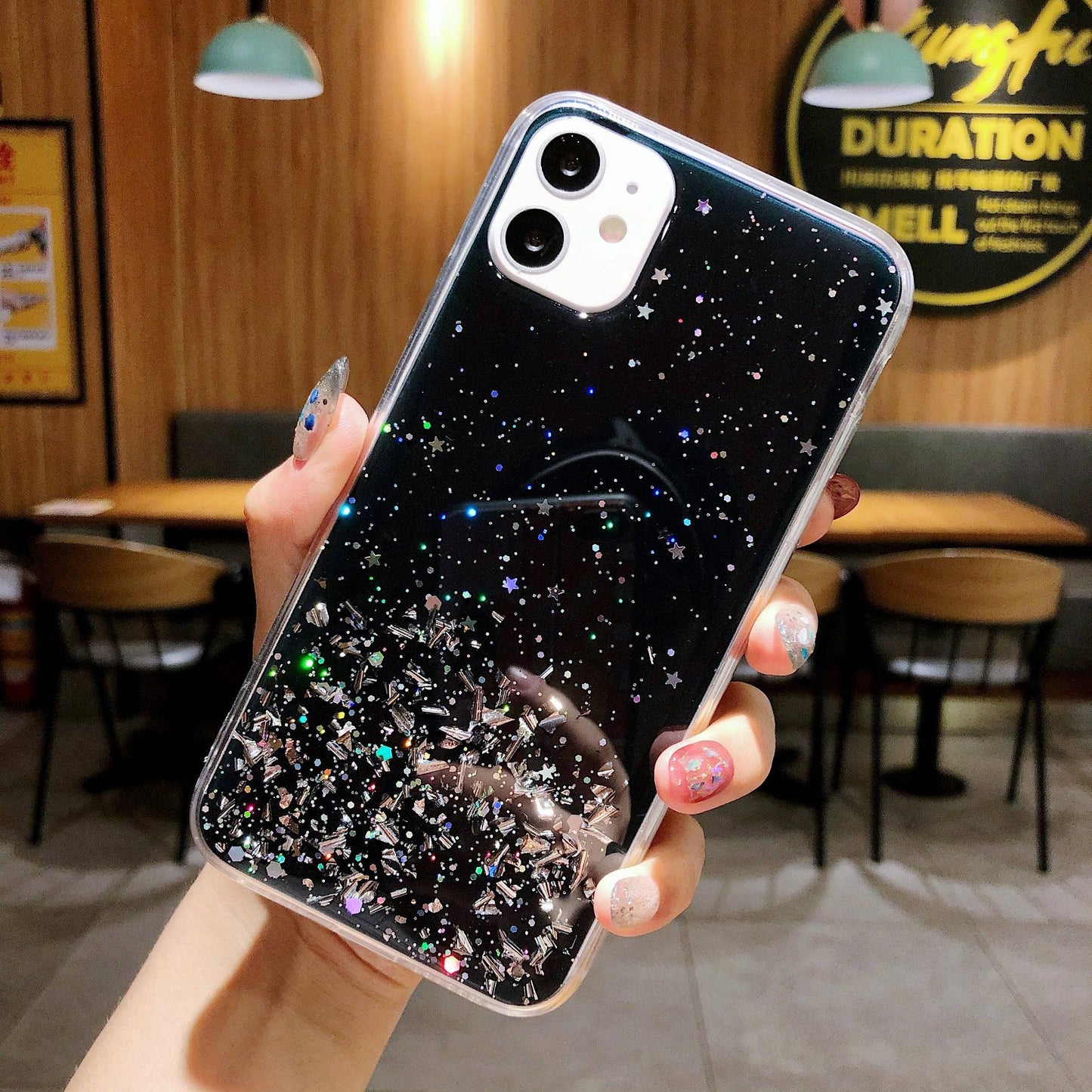 Galaxy Sternenhimmel Glitzer Soft Case - Luxuriöser TPU-Schutz (A53/A52/A23/S20FE/S21FE/S22/S23)