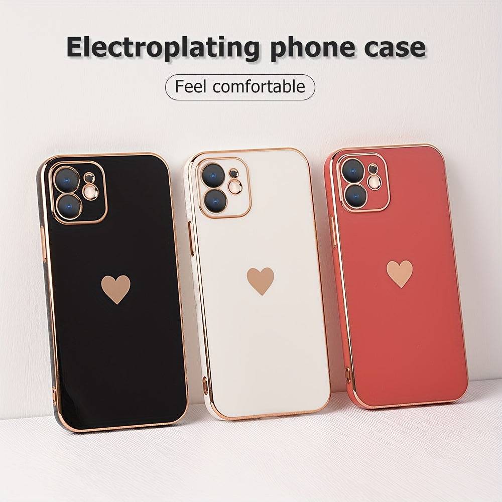 Solide Beschichtung - Objektivschutz - Handyhülle - iPhone 12-14 - Pro Max - SE - Soft Cover