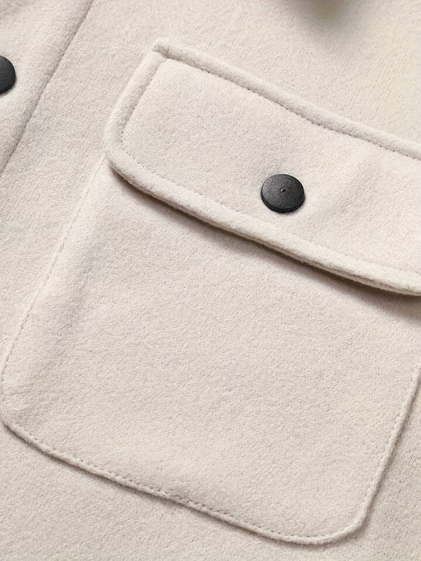 "Stylische Herren-Brusttasche: Trendige, warme Jacke für Herbst und Winter"