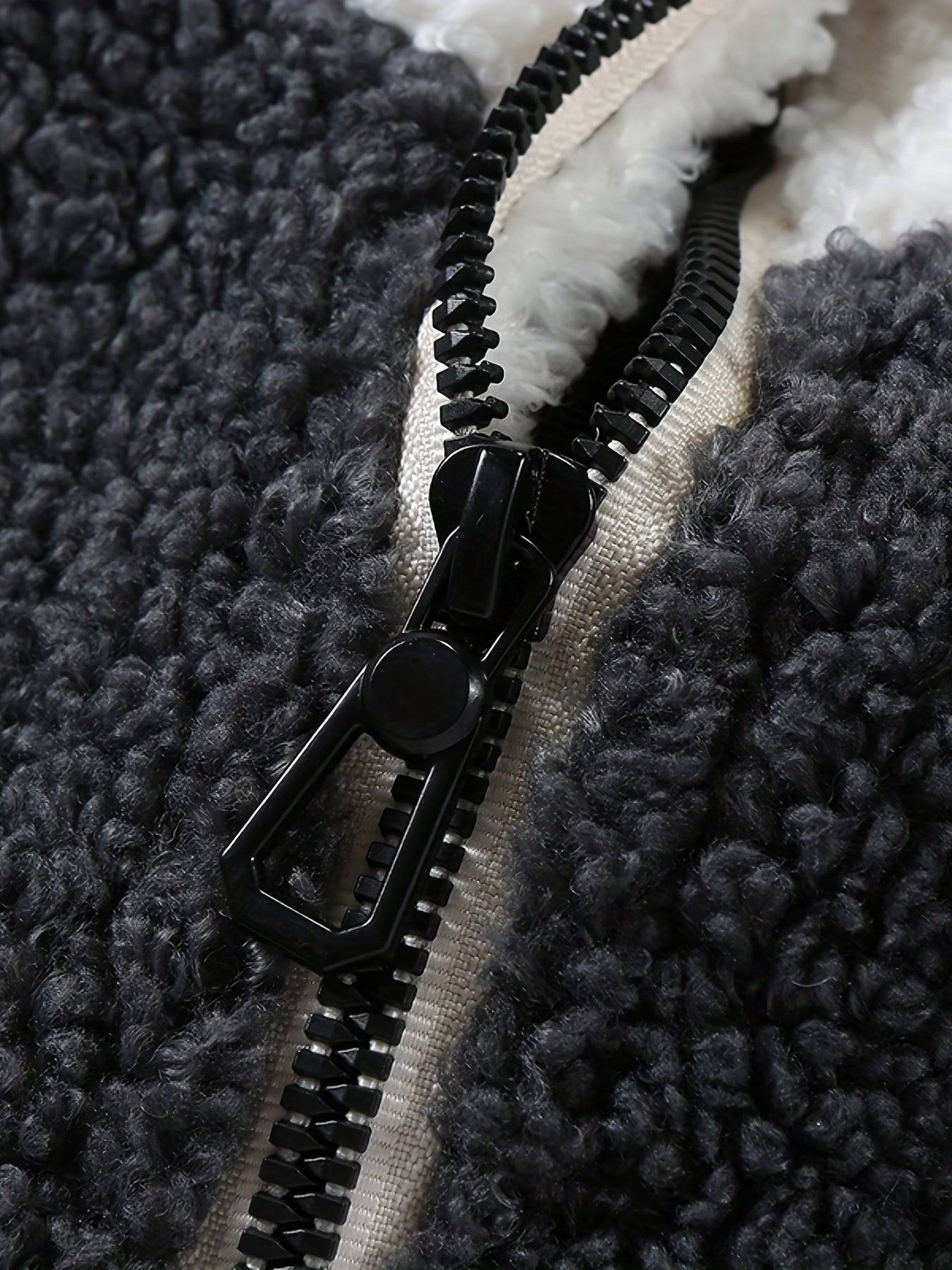 "Stylische Herren Stehkragenjacke für warme und lässige Herbst/Wintertage"