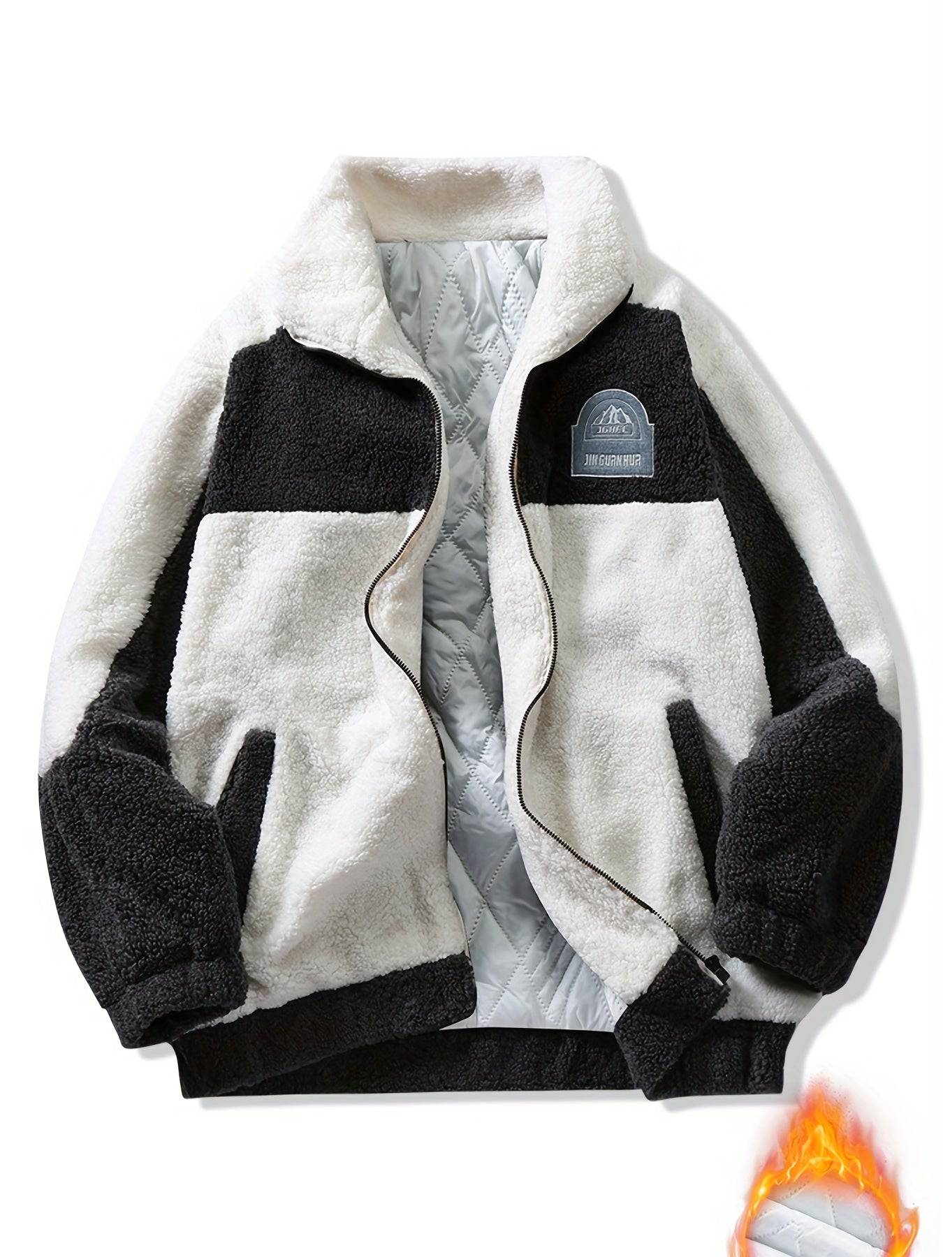 "Stylische Herren Stehkragenjacke für warme und lässige Herbst/Wintertage"
