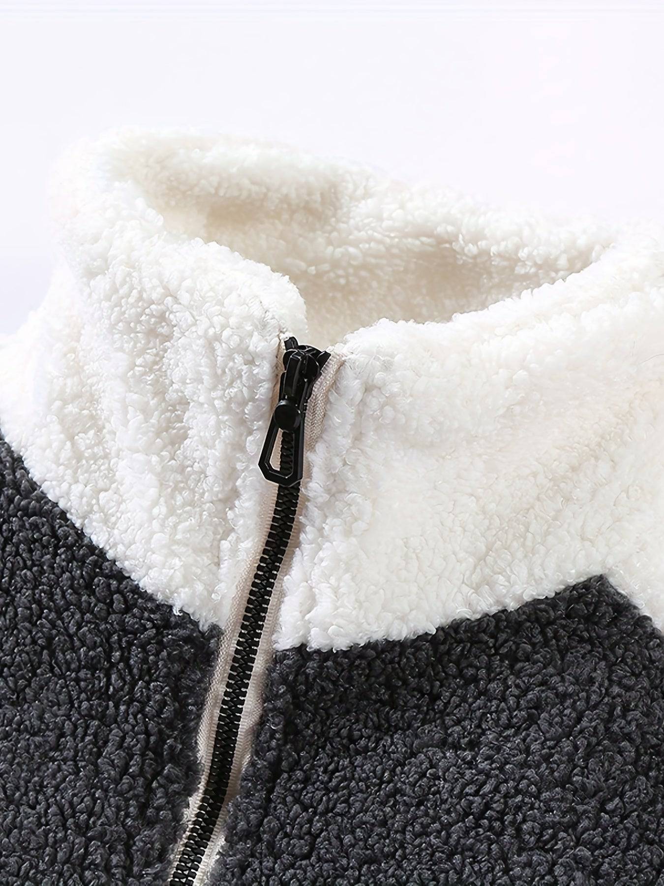 "Stylische Herren Stehkragenjacke für warme und lässige Herbst/Wintertage"
