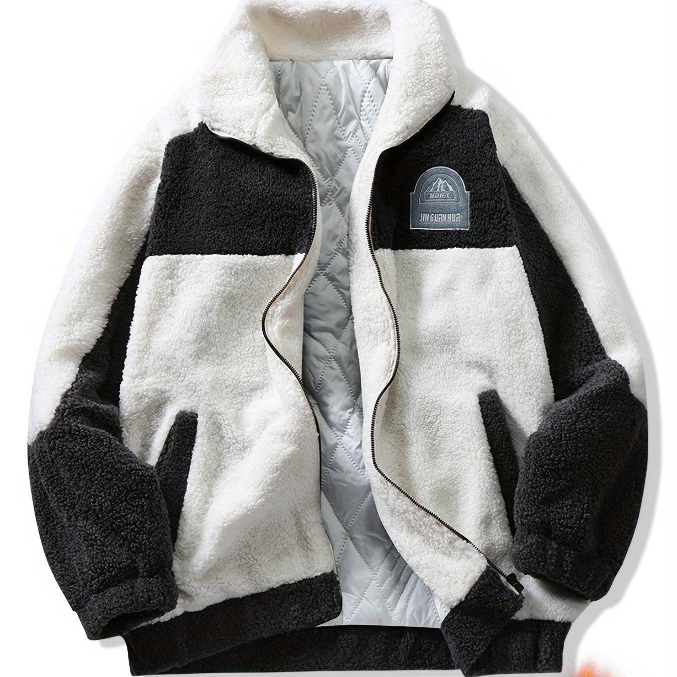 "Stylische Herren Stehkragenjacke für warme und lässige Herbst/Wintertage"