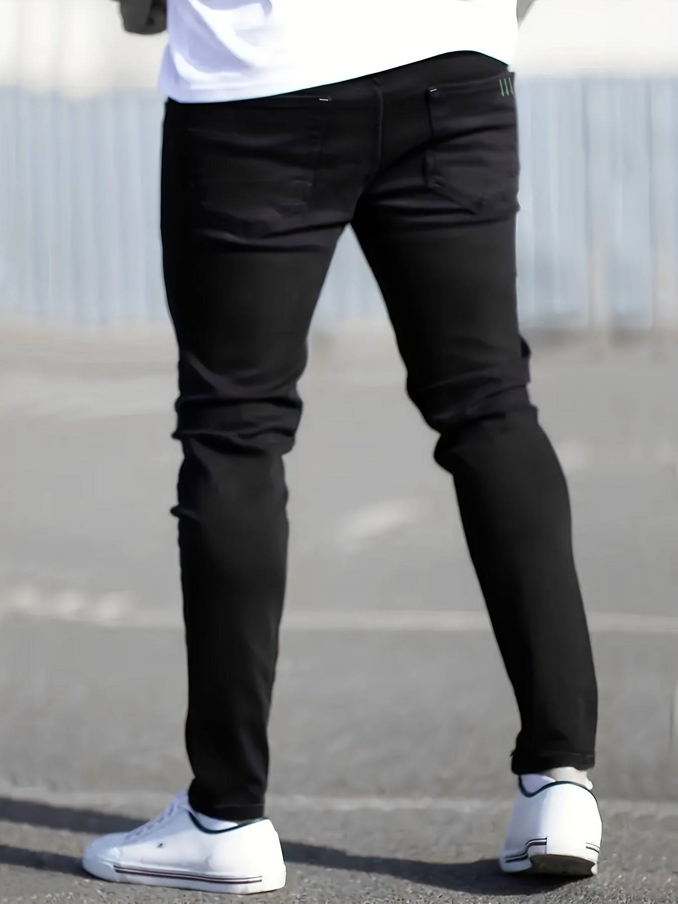 Herren Slim Fit Zerrissene Jeans - Der ultimative Streetstyle