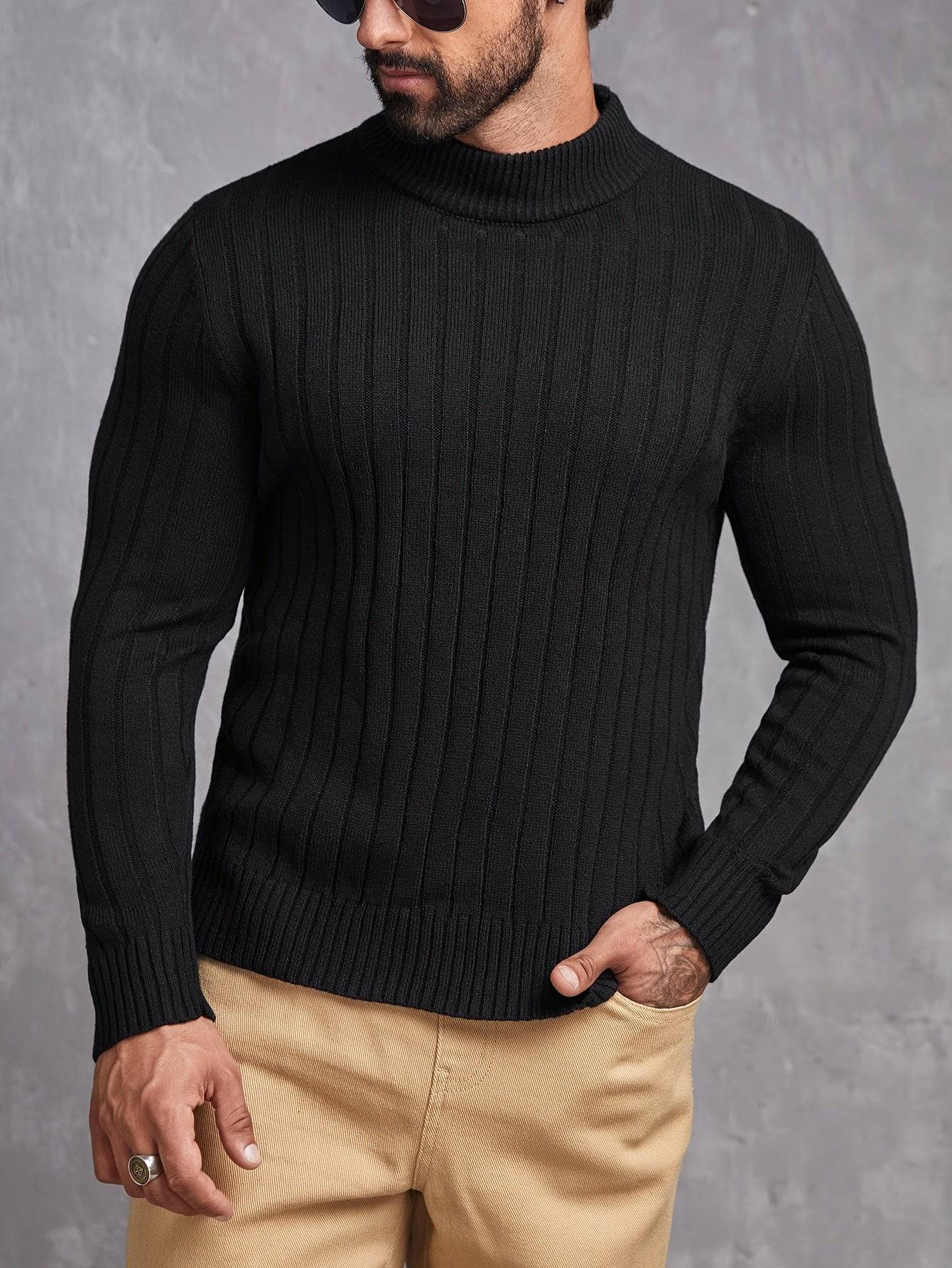Wärmender Herrenpullover für Herbst und Winter.