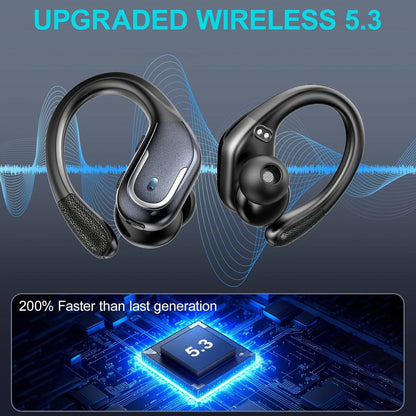 Kabellose Ohrhörer: Perfekter Sound, Dual-LED-Display, Geräuschunterdrückung und Mikrofon.