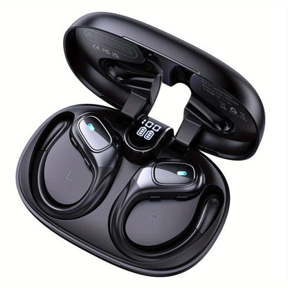 Kabellose Sport-Kopfhörer mit LED-Anzeige und Geräuschunterdrückungsmikrofon