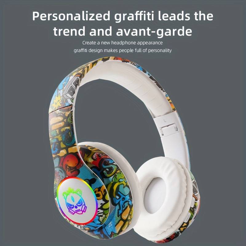 Cool And Fashionable,Wireless Headset Headset E-sports Gaming Headset Für Computer Phone Tablet Lange Akkulaufzeit Holiday Gifts Genießen Sie Musik & Freisprech-Anrufe Auf Dem Telefon