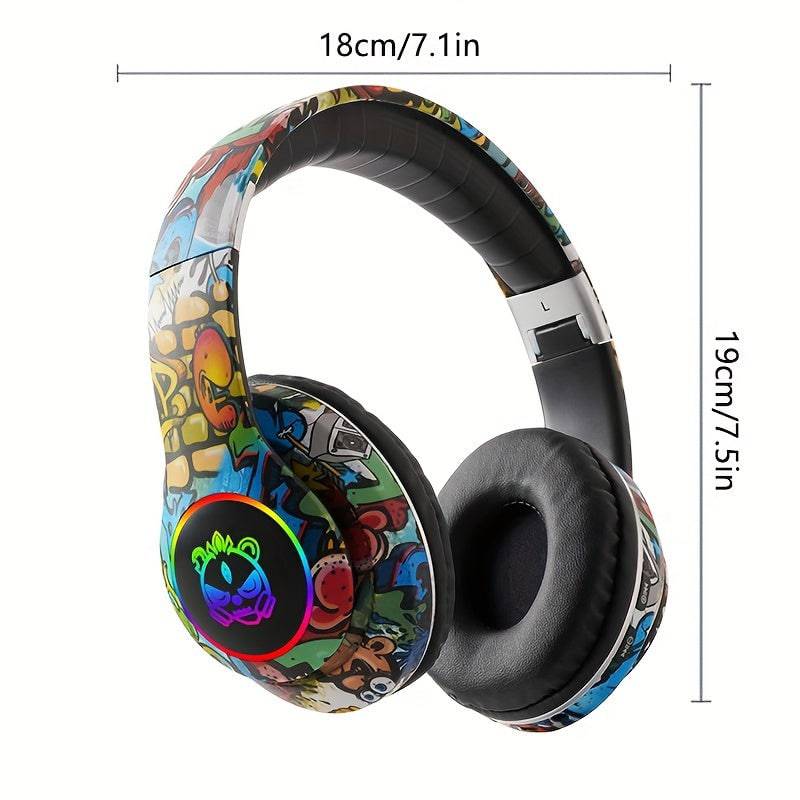 Cool And Fashionable,Wireless Headset Headset E-sports Gaming Headset Für Computer Phone Tablet Lange Akkulaufzeit Holiday Gifts Genießen Sie Musik & Freisprech-Anrufe Auf Dem Telefon