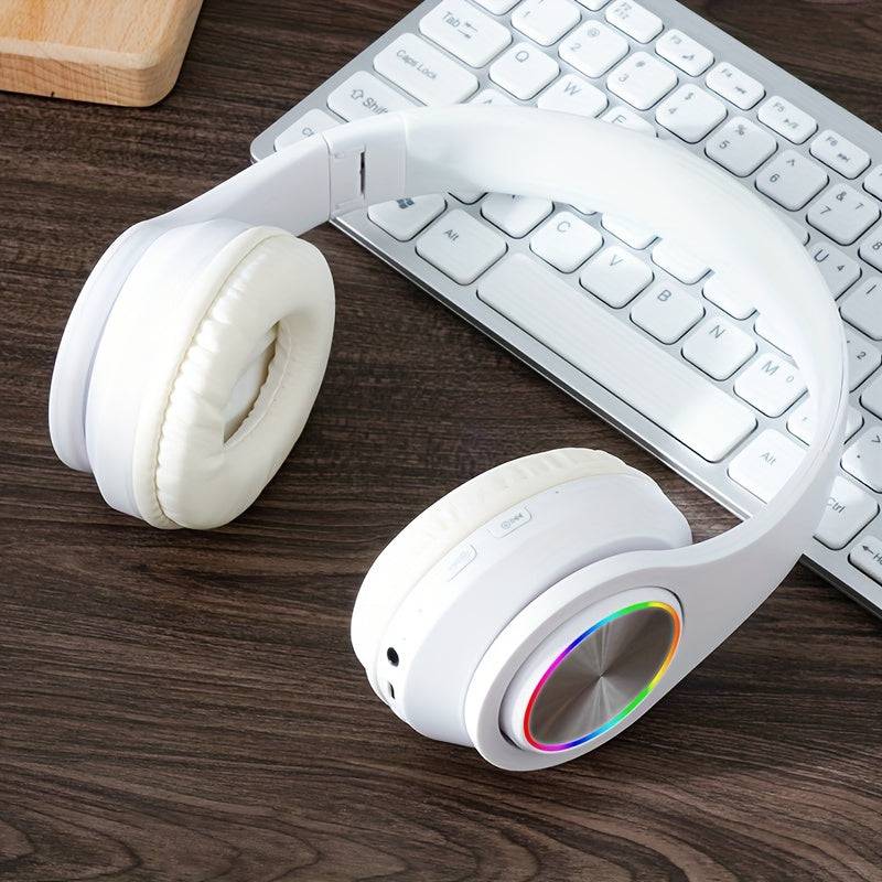 Cool And Fashionable,Wireless Headset Headset E-sports Gaming Headset Für Computer Phone Tablet Lange Akkulaufzeit Holiday Gifts Genießen Sie Musik & Freisprech-Anrufe Auf Dem Telefon