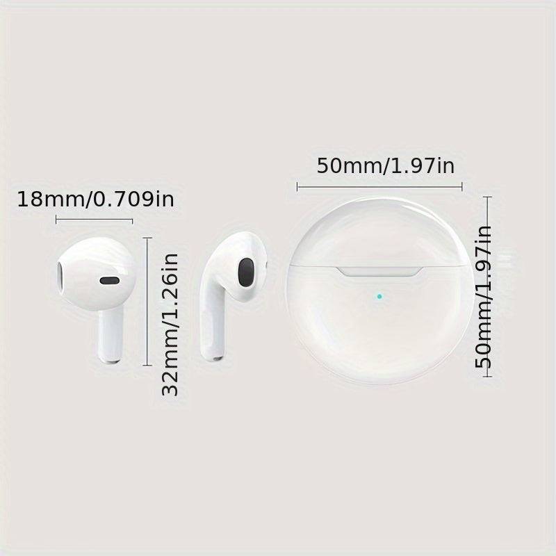 Pro6 TWS In-Ear-HiFi-Wireless-Ohrhörer - Perfekter Sound, ultimativer Komfort!