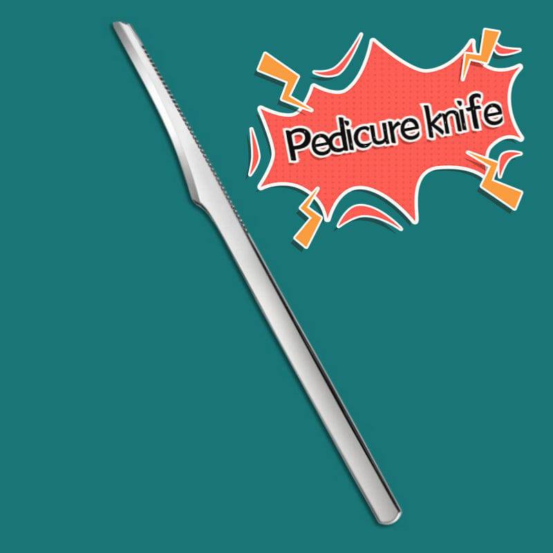 Edelstahl Fußschaber - Pediküre Werkzeug für Peeling und Reinigung